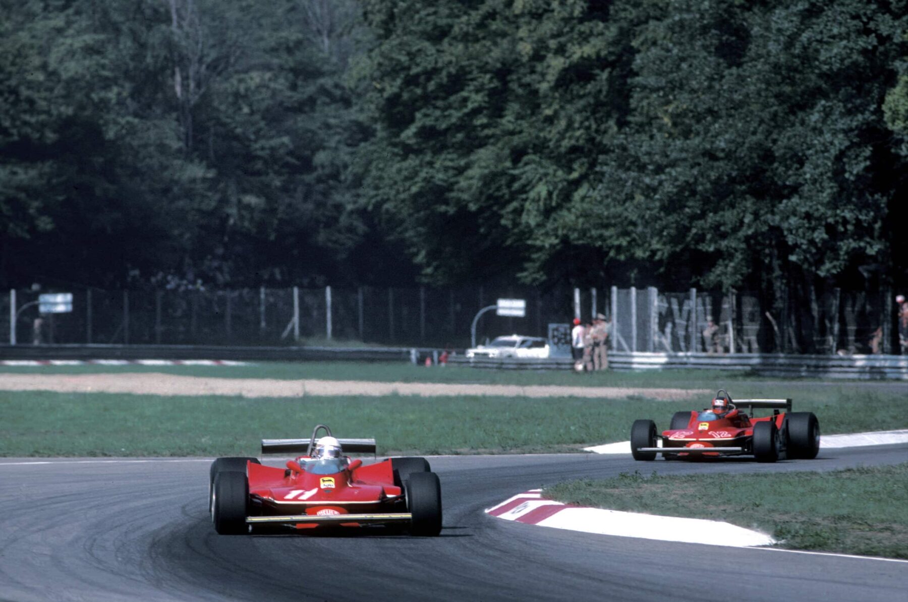 Jody Scheckter, Gilles Villeneuve, Ferrari, Monza, 1979