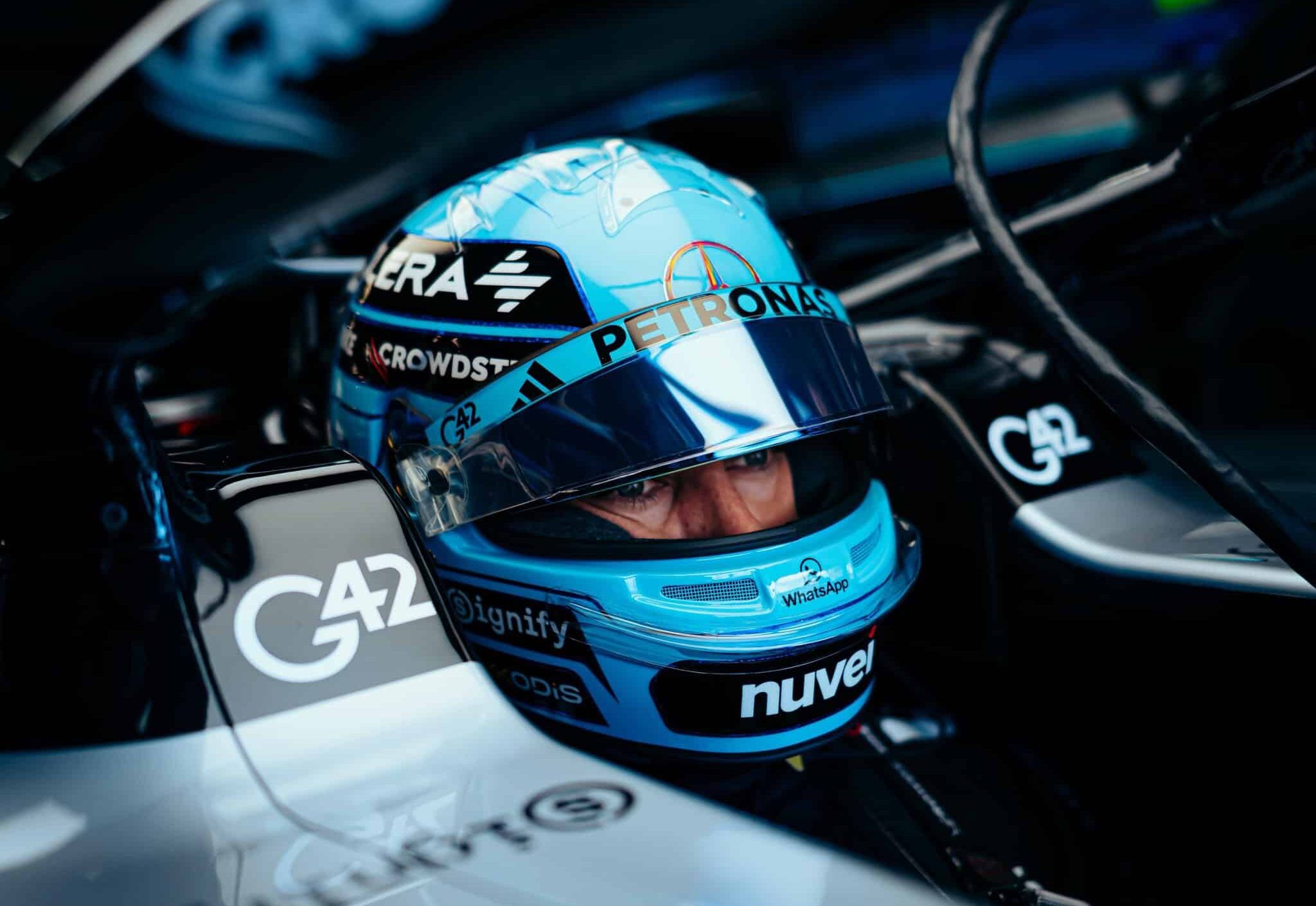 A Mercedes ugrott az élre a Leclerc nélkül rendezett második edzésen