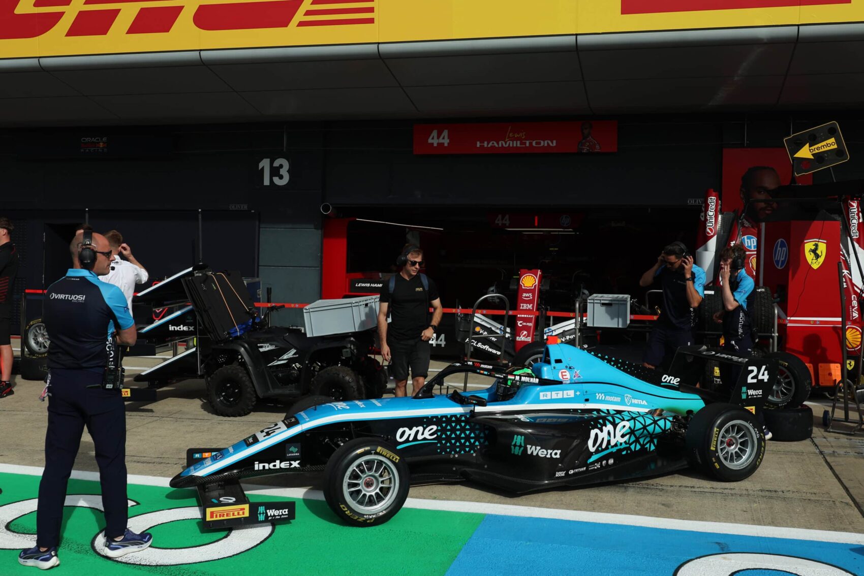 Molnár Martin szállította a legtöbb akciót a brit F4 első silverstone-i futamán