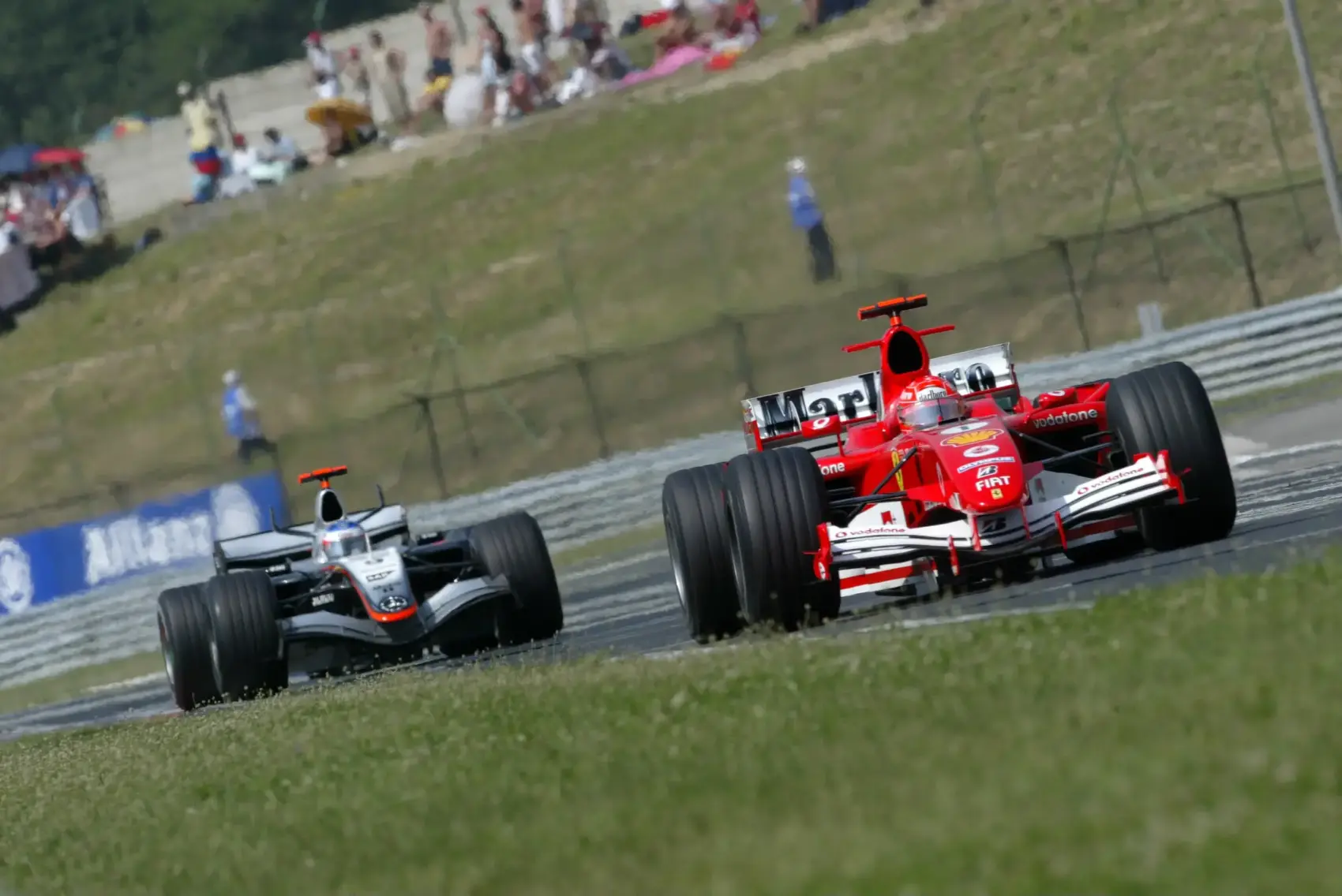 Hihetetlenül kevésen múlt, hogy nem történt tragédia az F1-es Magyar Nagydíj 20. jubileumán