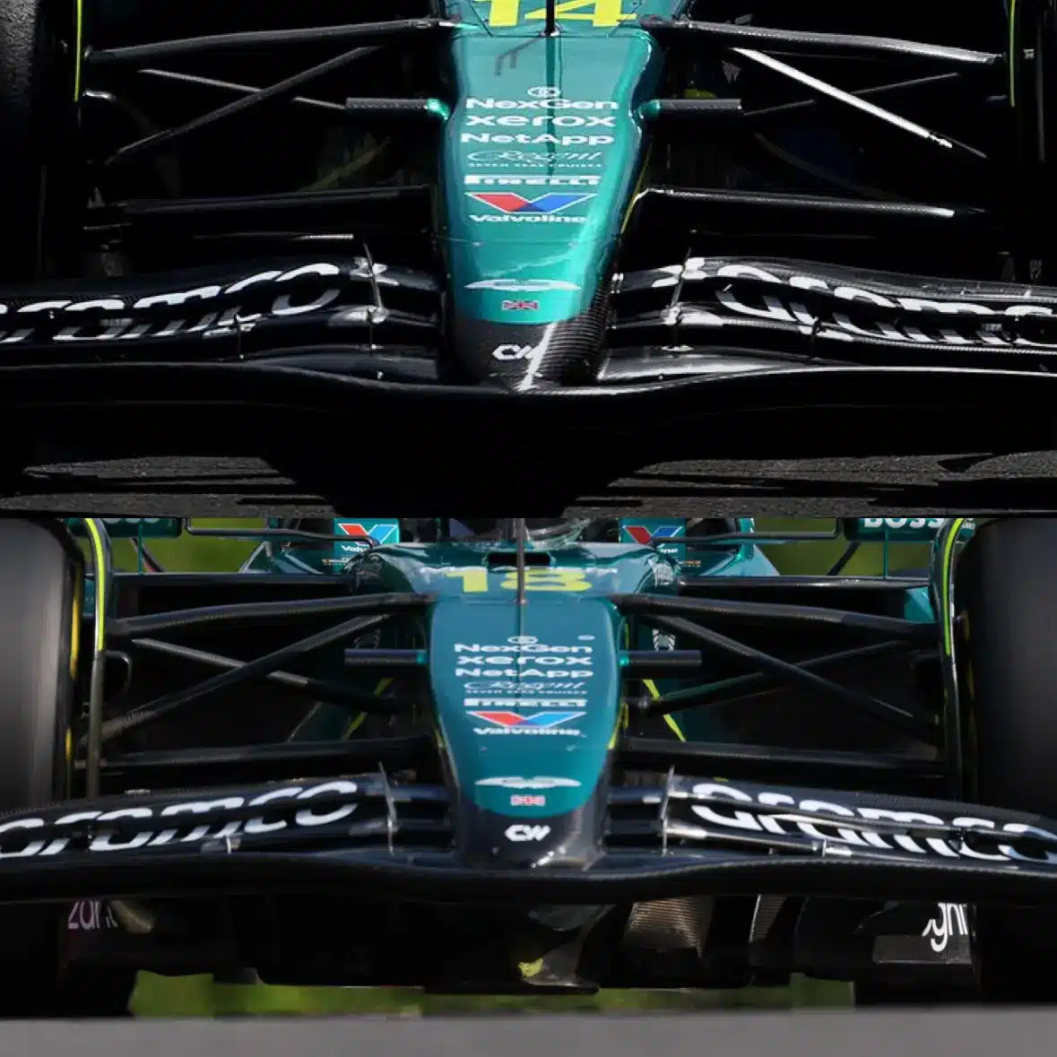 Aston Matin első szárny