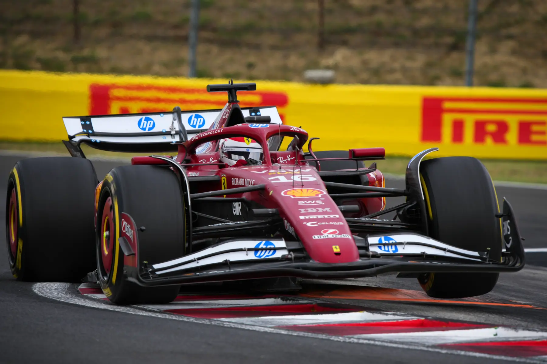 Leclerc, Ferrari, Magyar Nagydíj