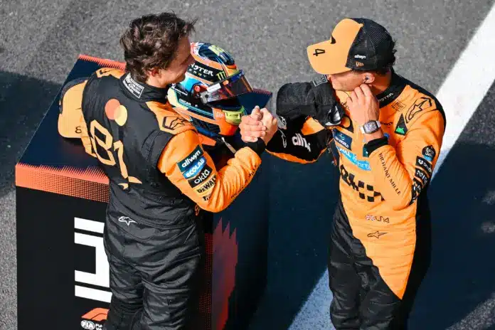 Norris, Piastri, McLaren