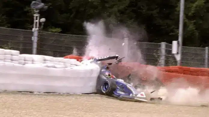 Villeneuve, BAR, baleset, Spa, 1999