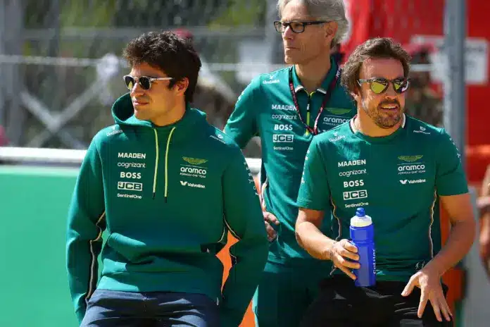 Stroll, Alonso, Aston Martin