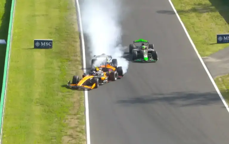 F2, baleset, Dunne, Lindblad