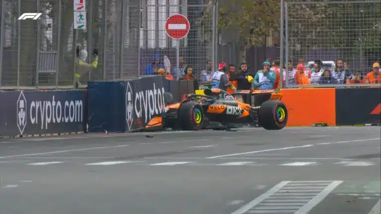 Őrültek háza Bakuban, 6 piros zászló, Piastri és Leclerc is összetörte, a Williams majdnem pole-t szerzett!