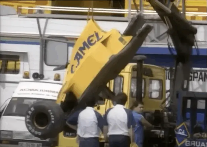 Martin Donnelly, Lotus, baleset