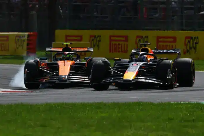 Norris, Verstappen