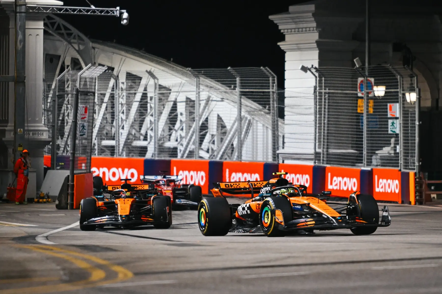 Norris, Piastri, McLaren