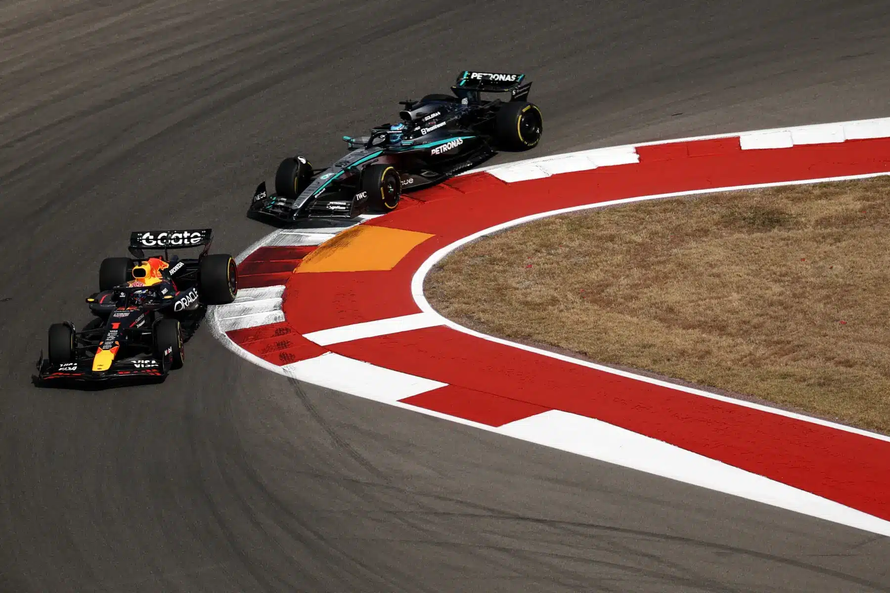 Verstappen, Red Bull, Russell, Mercedes