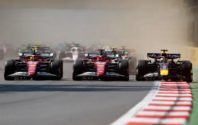 Hamilton, Leclerc, Ferrari, Verstappen, Red Bull