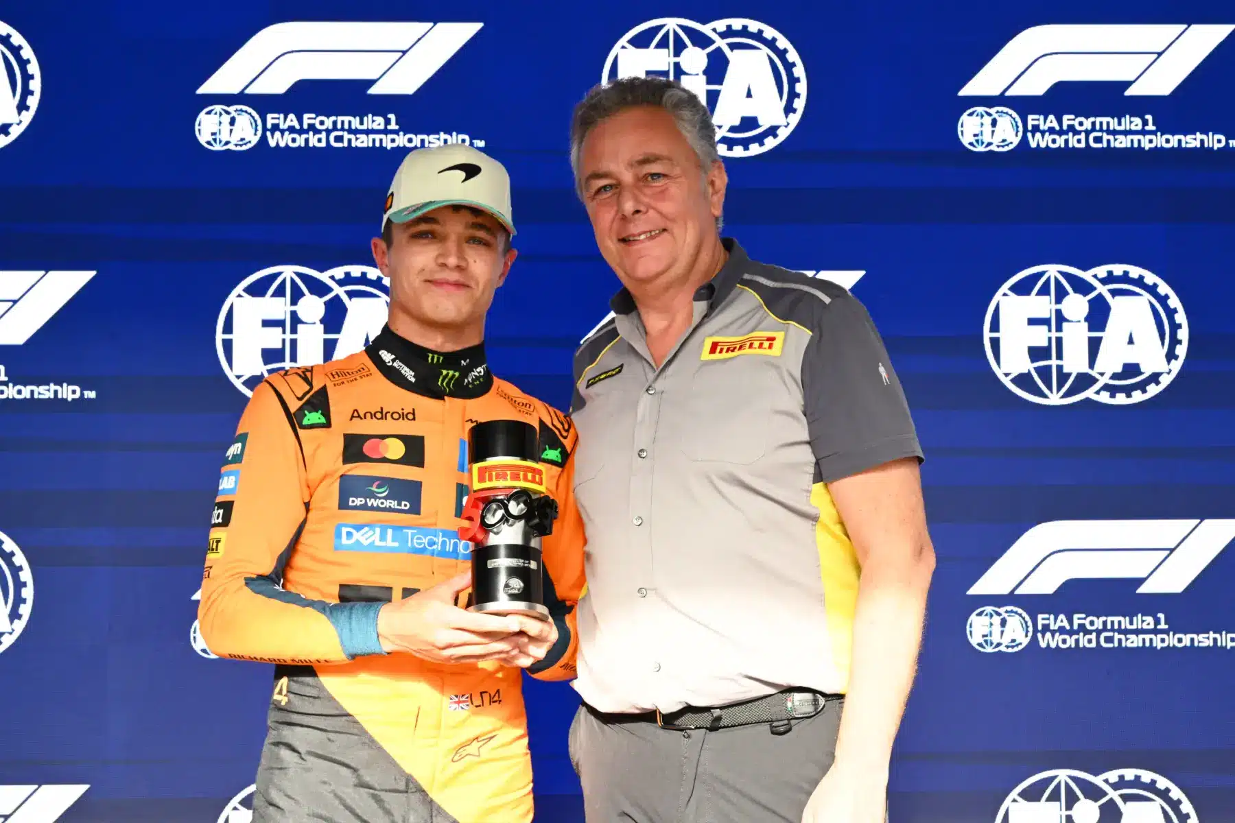Lando Norris, Mario Isola