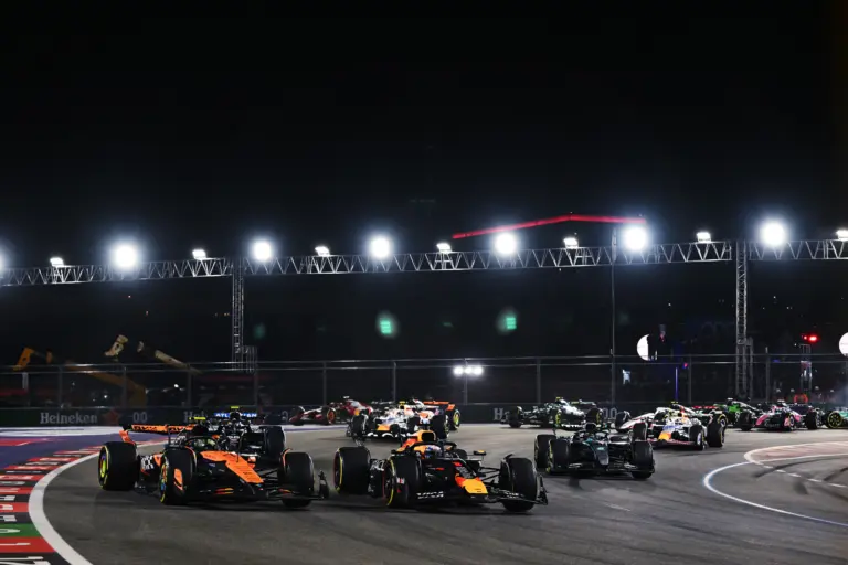 Norris, Verstappen, rajt, Las Vegas