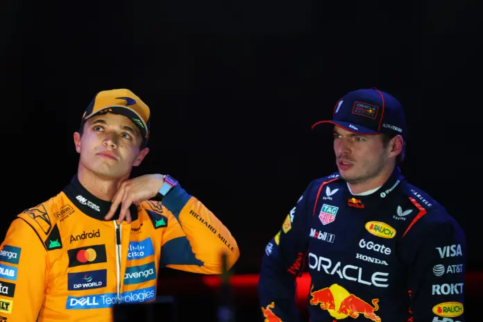 Norris, Verstappen