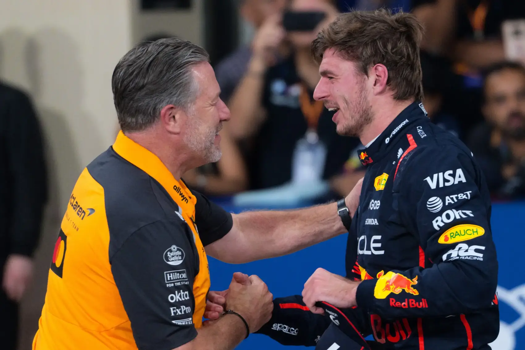 Zak Brown, Verstappen