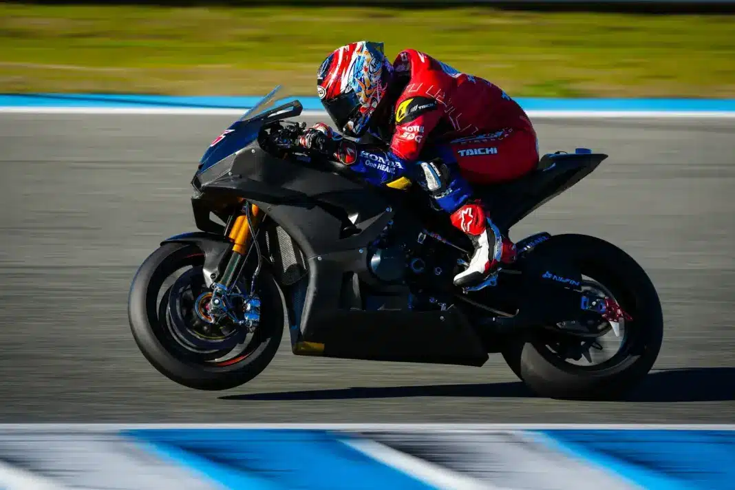 Tetsuta Nagashima, Honda, Jerez, 2025, teszt