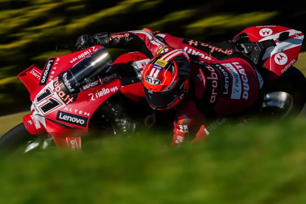 Superbike-vb, Nicolò Bulega, Ducati, Phillip Island teszt 2026, 1. nap