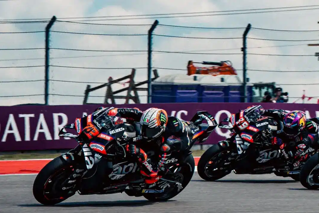 MotoGP, Marco Bezzecchi, Jorge Martín, Aprilia, USA Nagydíj 2026, vasárnap