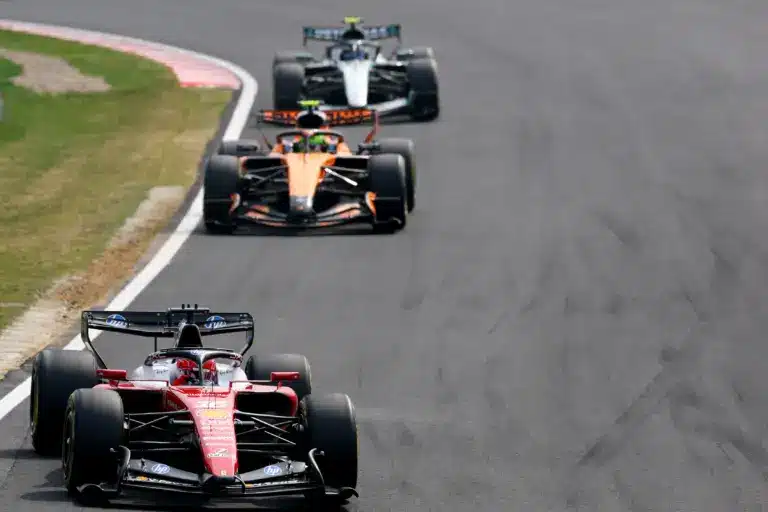 Forma-1, Charles Leclerc, Ferrari, Lando Norris, McLaren, George Russell, Mercedes, Japán Nagydíj 2026, futam