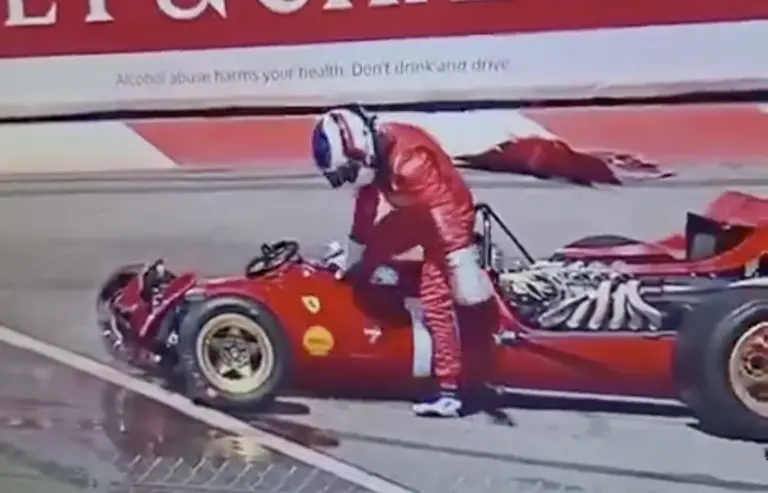 Alesi, Ferrari, Monaco, baleset