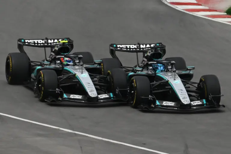 Russell győzelmét hozta a Mercedesek első összecsapása – ez történt a Kanadai Nagydíj sprintfutamán