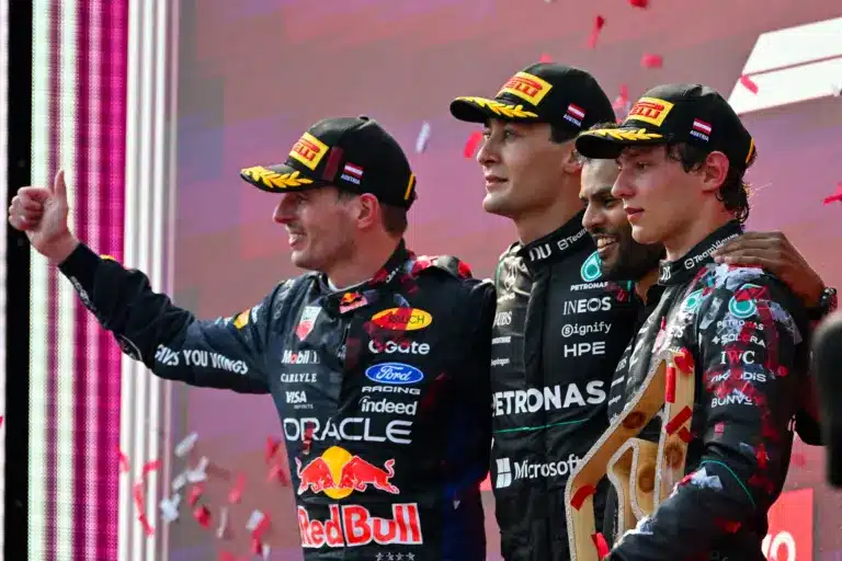 Verstappen, Russell, Antonelli