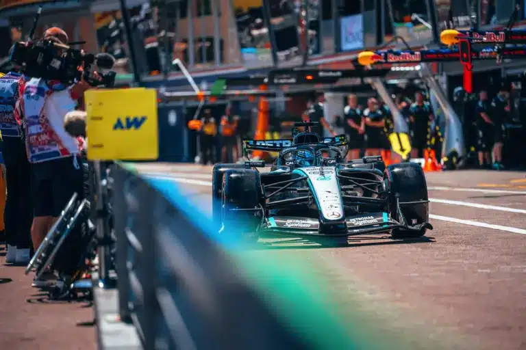 Russell, Mercedes, Monaco
