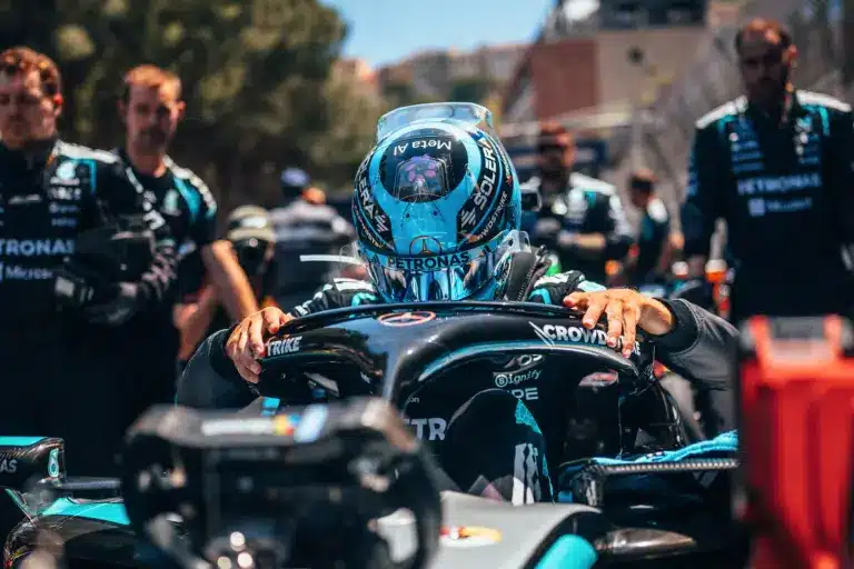 Russell, Mercedes, Monaco