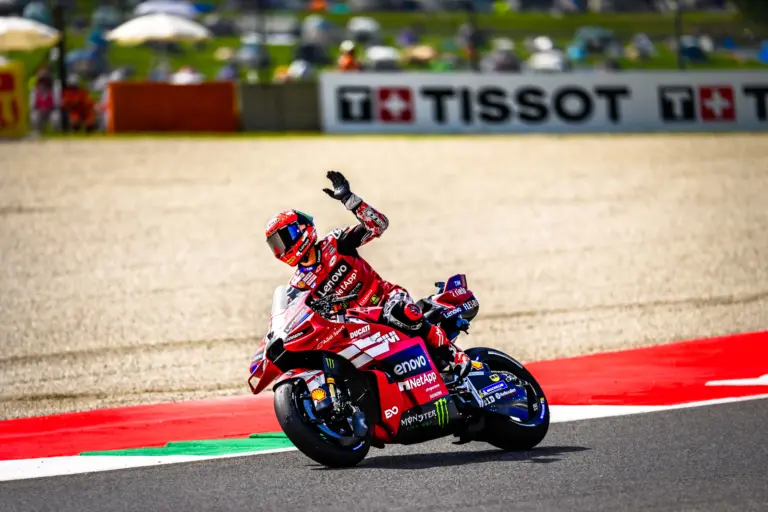 MotoGP, Francesco Bagnaia, Ducati, Olasz Nagydíj 2026, péntek