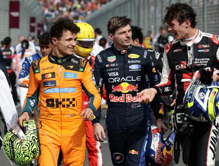 Norris, Verstappen, Bearman