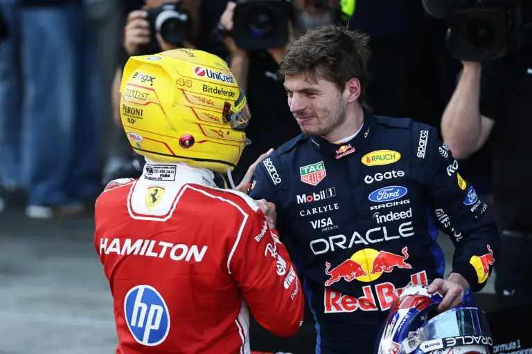 Verstappen, Hamilton