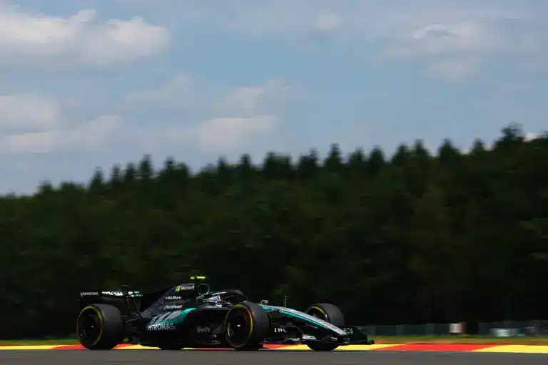 Forma-1, Kimi Antonelli, Mercedes, Belga Nagydíj 2026, péntek