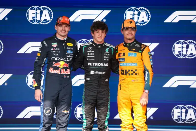 Forma-1, Max Verstappen, Kimi Antonelli, Lando Norris, Belga Nagydíj 2026, szombat