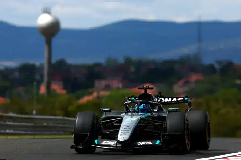 Forma-1, George Russell, Mercedes, Magyar Nagydíj 2026, péntek