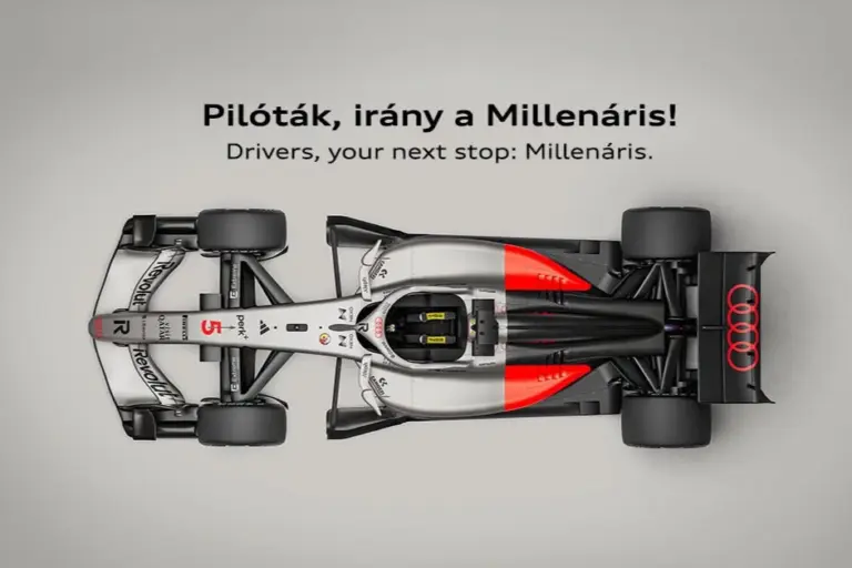 Adrenalin karnyújtásnyira: így kerülhetsz testközelbe az F1 világával Budapesten az Audi jóvoltából