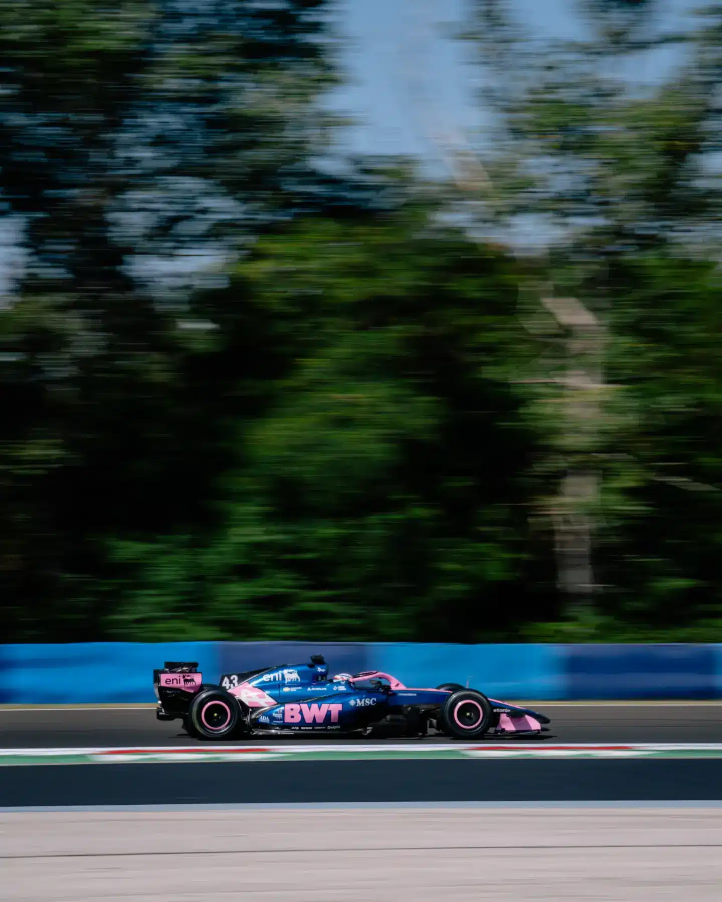 Franco Colapinto, Alpine, Pirelli, teszt, Hungaroring
