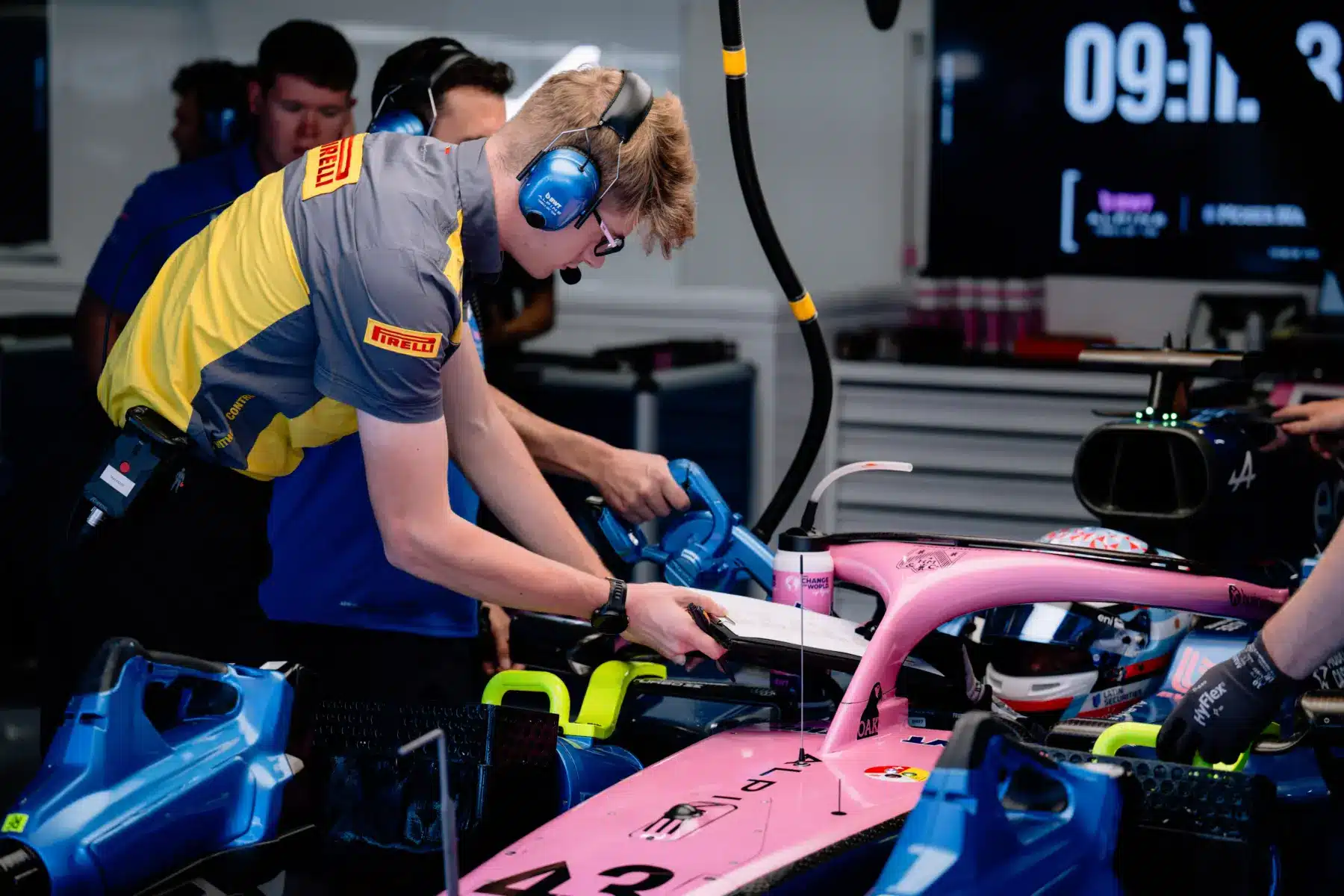 Franco Colapinto, Alpine, Pirelli, teszt, Hungaroring