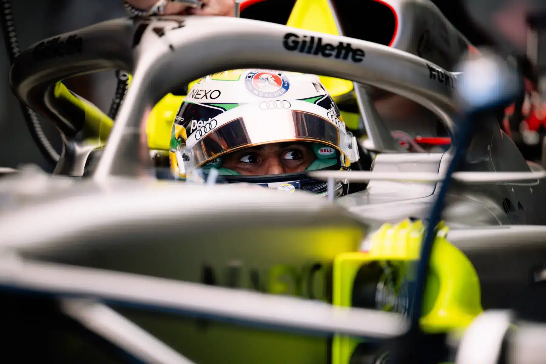 Gabriel Bortoleto, Audi, Pirelli, teszt, Hungaroring