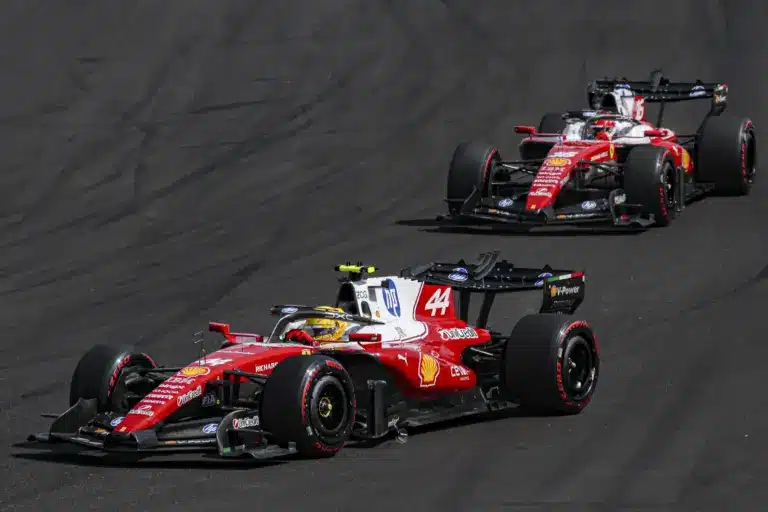 Hamilton Leclerc Ferrari Magyar Nagydíj