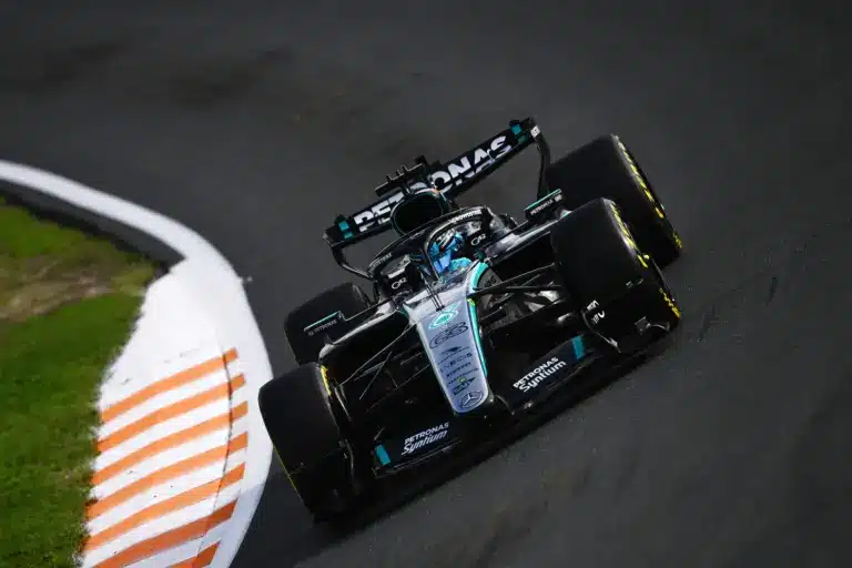 Forma-1, George Russell, Mercedes, Holland Nagydíj 2026, péntek