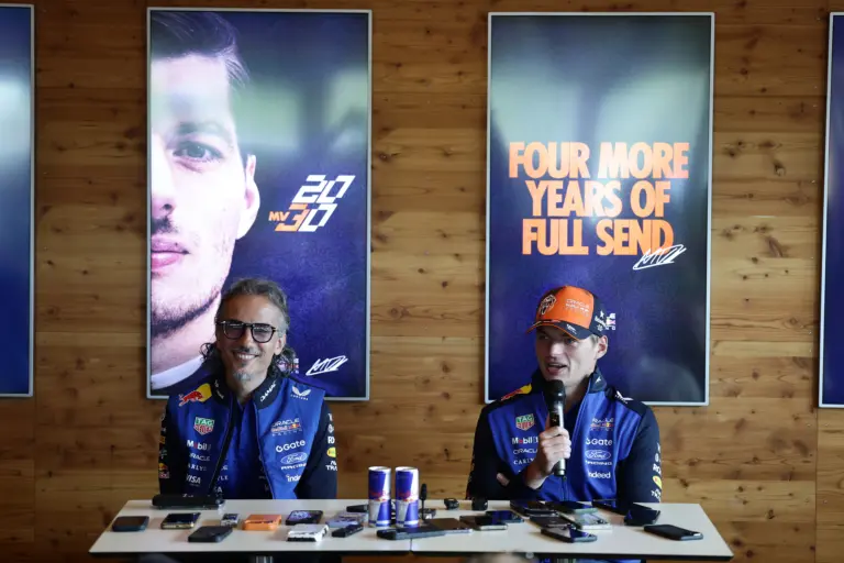 Verstappen, Mekies, Red Bull
